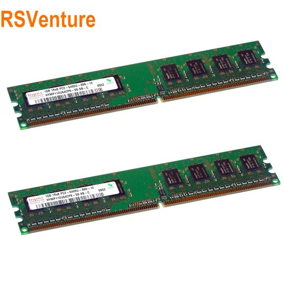 RAM - HYNIX 2x1GB HYMP112U64CP8-S6 AB-C - Picture 1 of 1